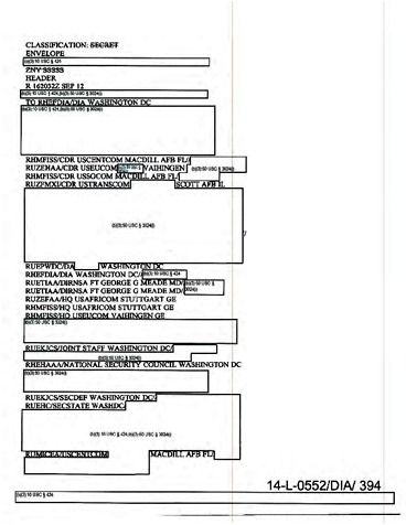 Page 1: Pgs. 394-398 (396) from JW v DOD and State 14-812