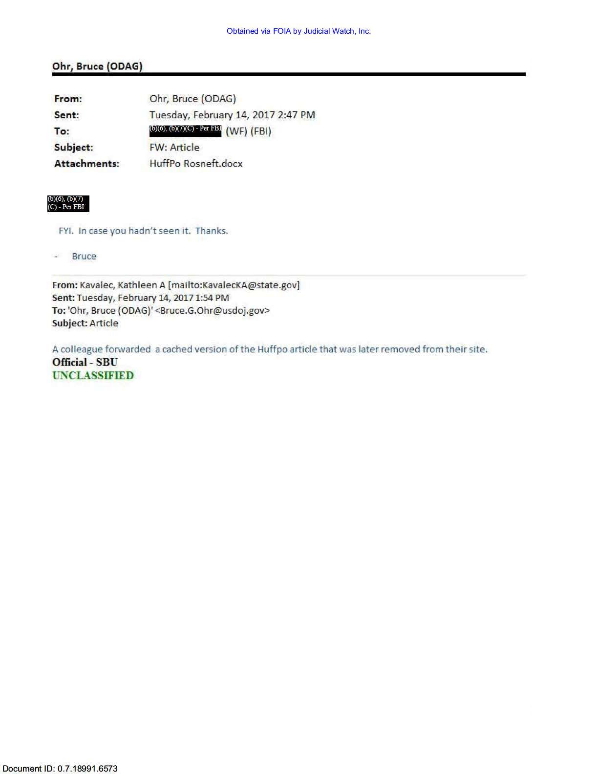 JW v DOJ Ohr comms production 6 01854 184-186