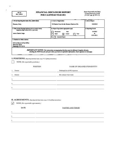 Cathy Bissoon 2011 Judicial Watch