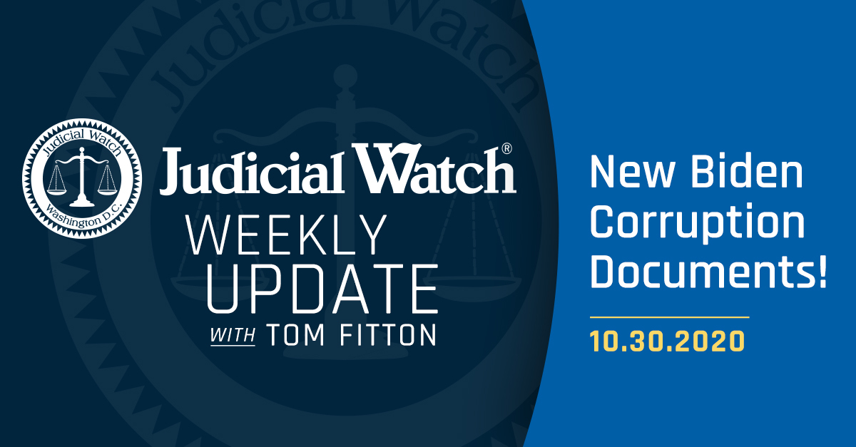 
New Biden Corruption Documents  Judicial Watch 