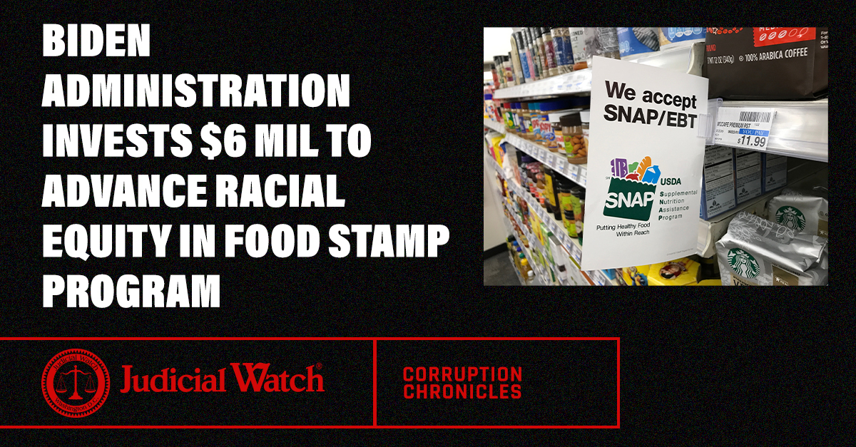 Biden Administration Invests $6 Mil to Advance Racial Equity in Food Stamp Program