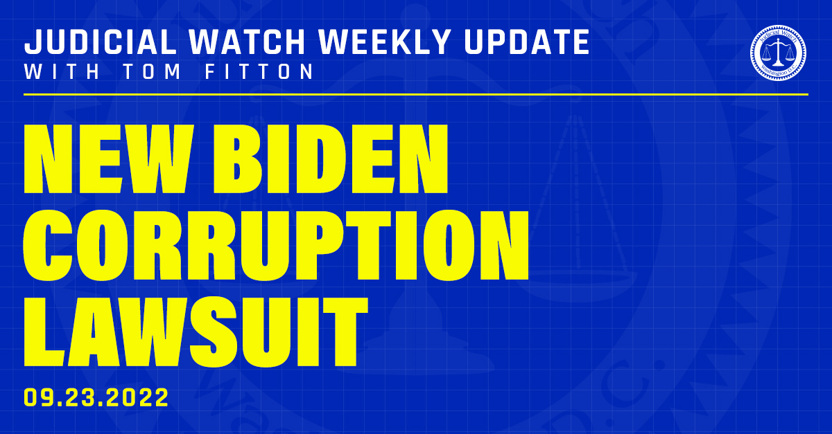 New Biden Corruption Lawsuit