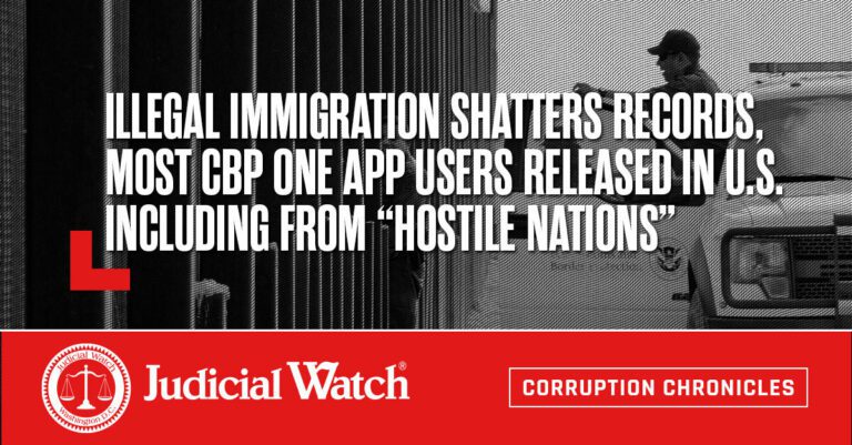 Illegal Immigration Shatters Records, Most CBP One App Users Released in U.S. Including from “Hostile Nations”