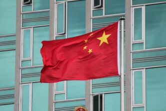 china flag flicker