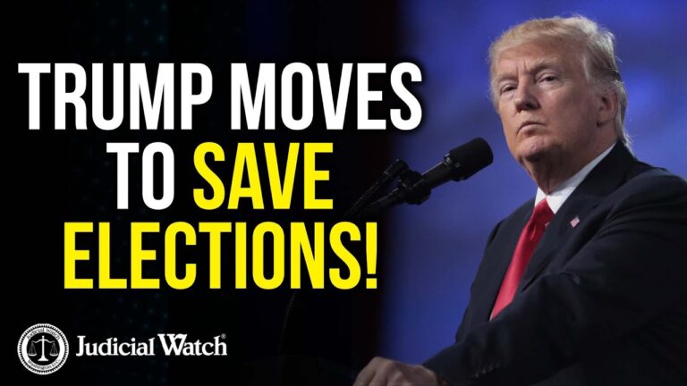 Trump and Judicial Watch are Saving Elections!