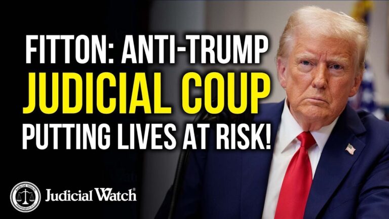 FITTON: Anti-Trump Judicial Coup Putting LIVES AT RISK!