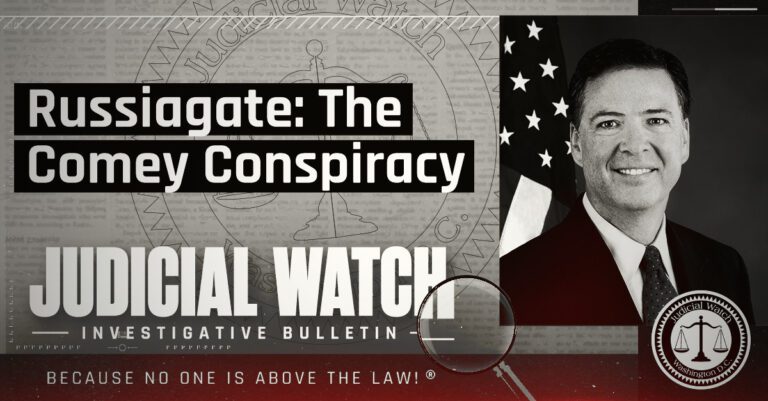 Russiagate: The Comey Conspiracy