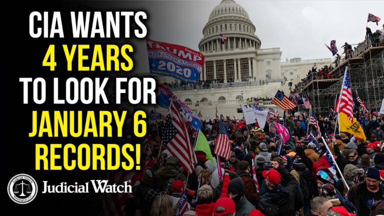 CIA Wants 4 Years to Look for January 6 Records!