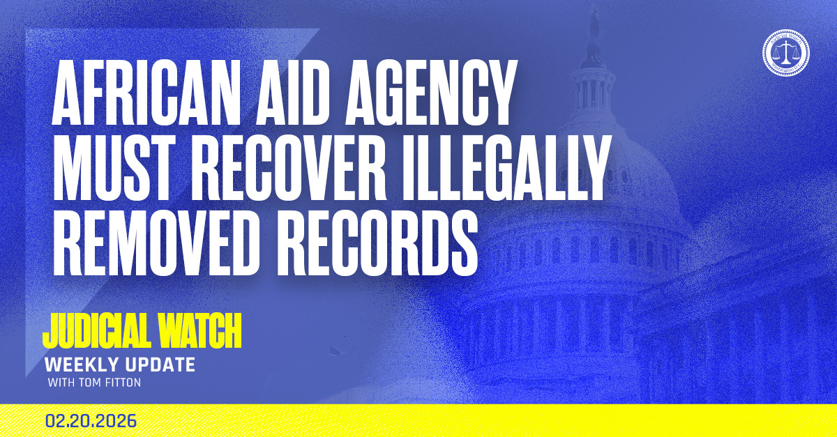 African Aid Agency Must Recover Illegally Removed Records