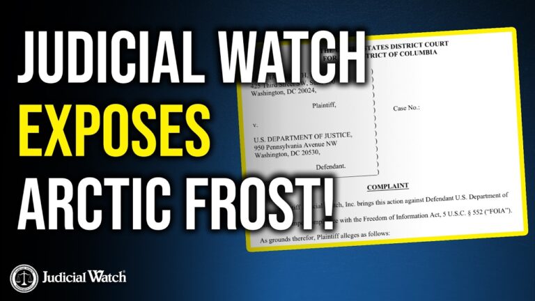 Judicial Watch Exposes Shocking 