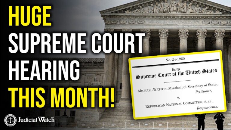 Judicial Watch Challenges Late Ballot Counting at Supreme Court!