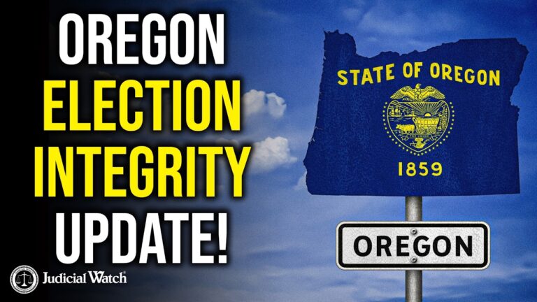 Oregon Agrees to Remove 800,000 Inactive Voters After Judicial Watch Lawsuit!