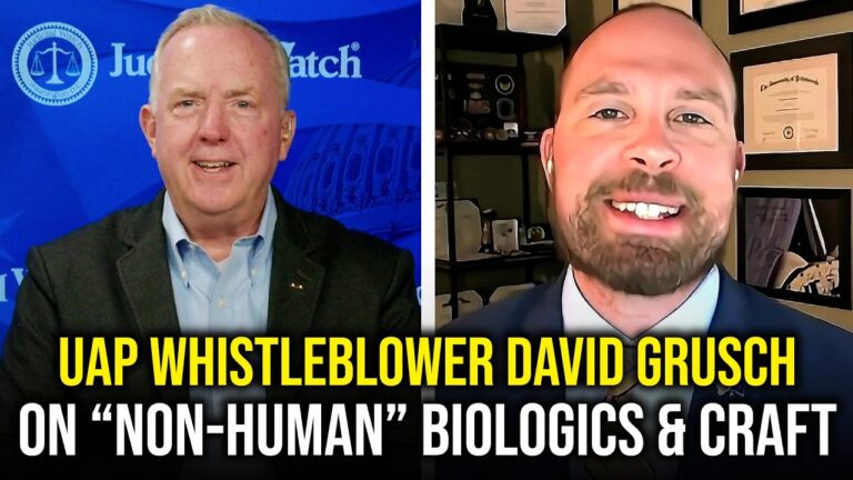 UAP Whistleblower David Grusch on “Non-human” Biologics & Craft