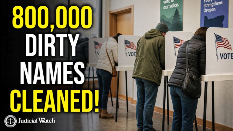 FITTON: Oregon's Voter Rolls Will be Cleaner Thanks to Judicial Watch!