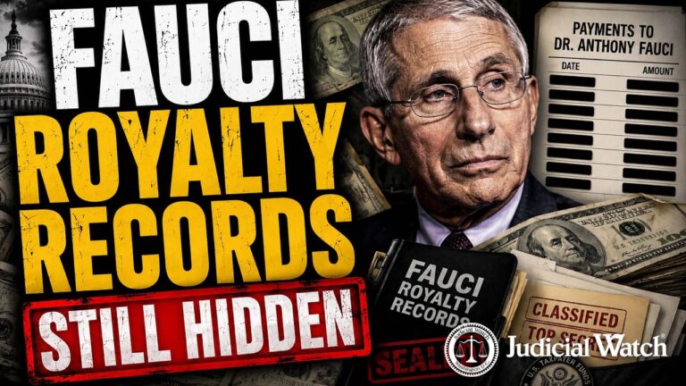 Why Is NIH Hiding Payments to Fauci?