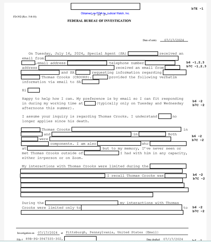 JW v DOJ Crooks prod 5 02216 pgs 18-20