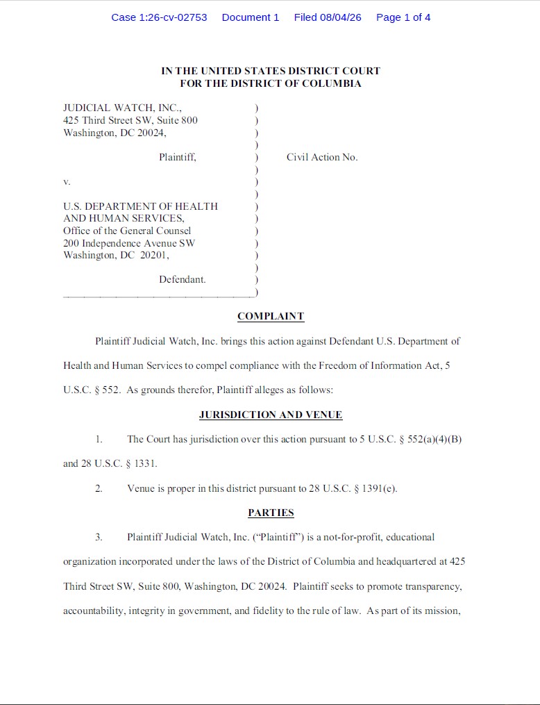 JW v HHS James O’Neill complaint 02753
