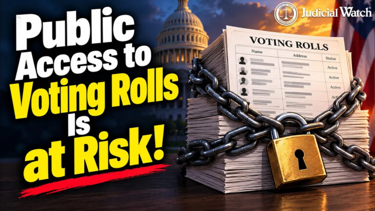 Public Access to Voting Rolls Is at Risk!