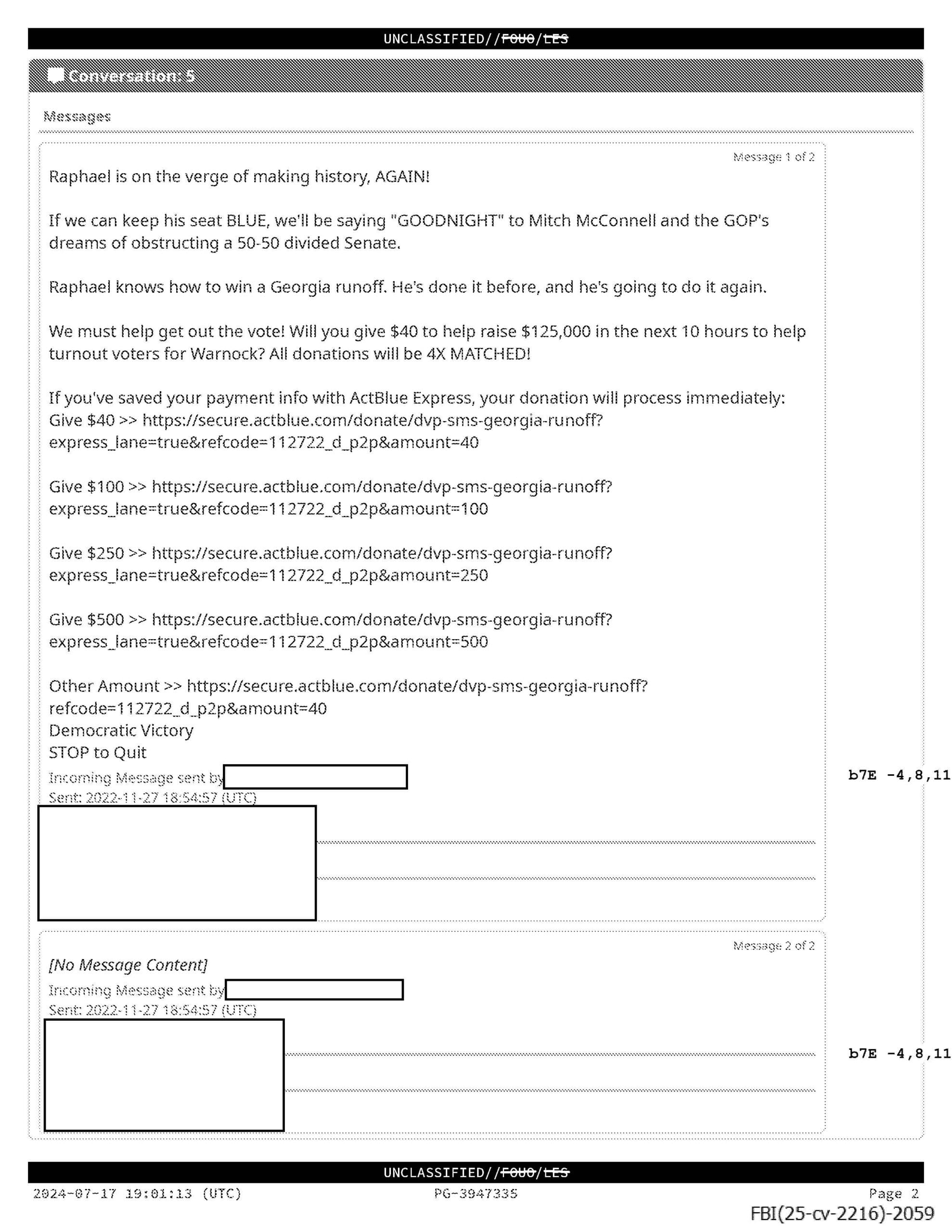 JW v DOJ Crooks prod 9 02216 pgs 9-18