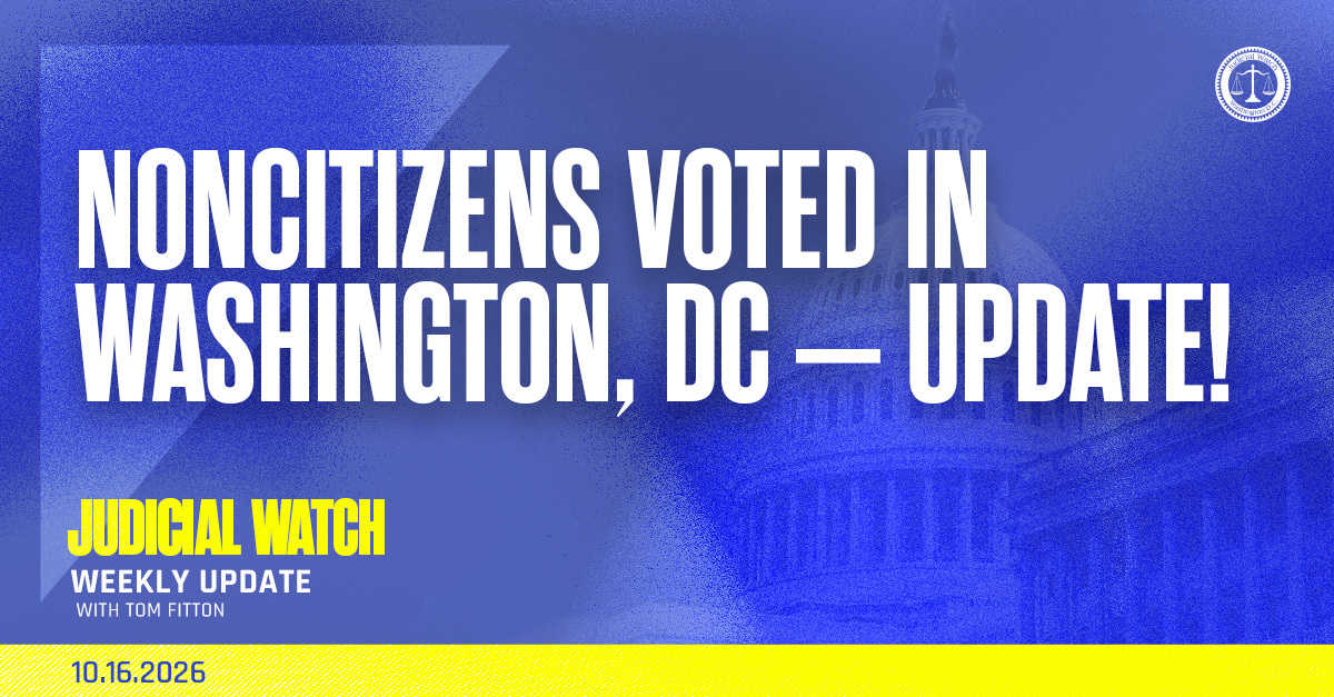 Noncitizens Voted in Washington, DC – Update!
