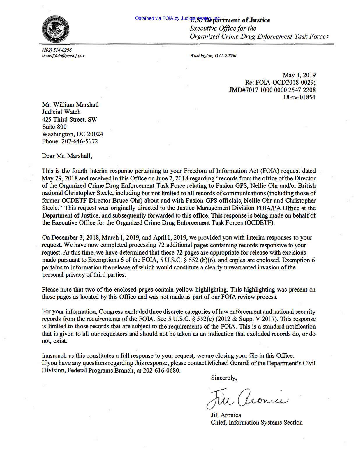 JW v DOJ  Nellie Ohr prod 4 01854