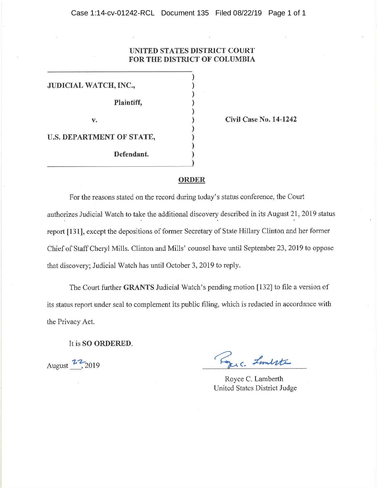 JW v State August 2019 Order 01242