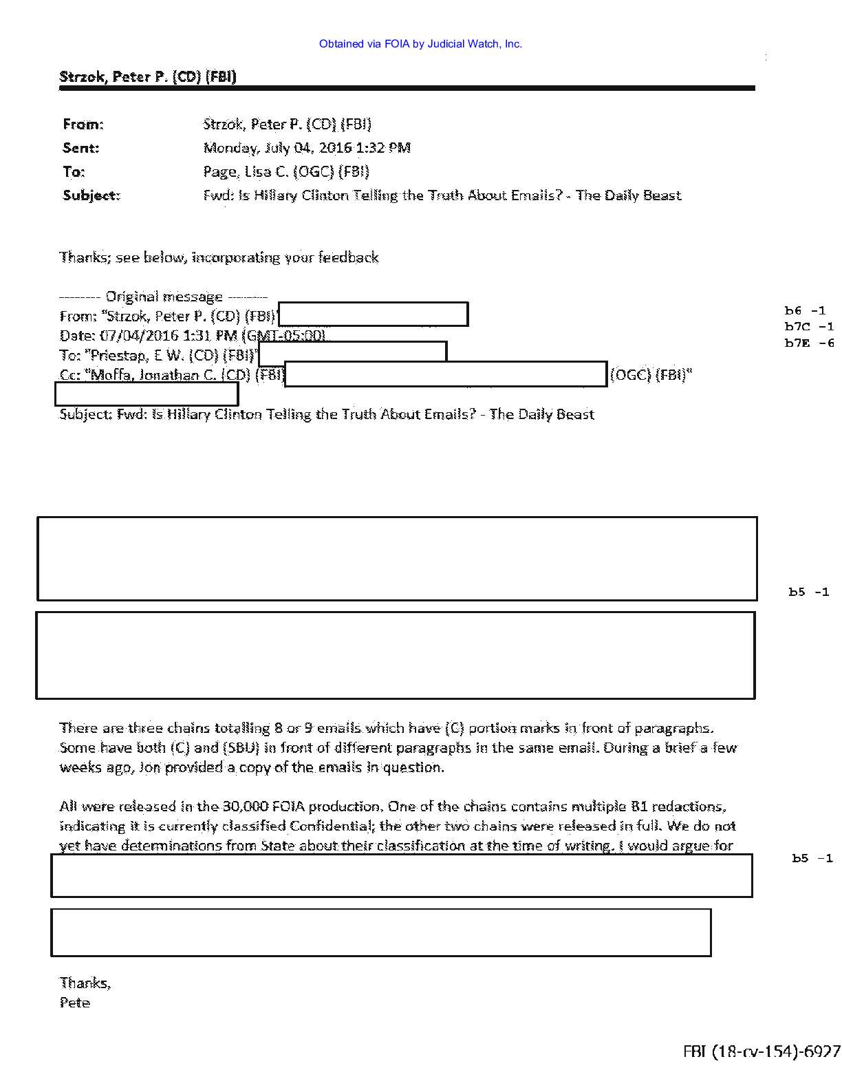 JW v DOJ Strzok Page Emails Prod 15 00154 pgs 91-94