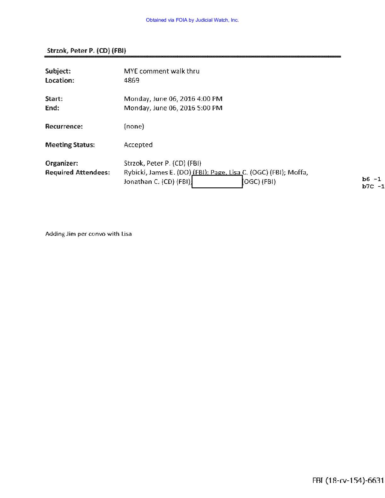 JW v DOJ Strzok Page Emails Prod 15 00154 pg 14