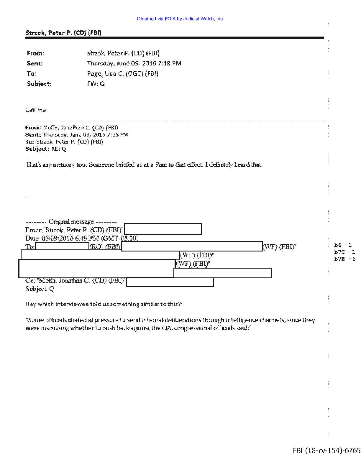 JW v DOJ Strzok Page Emails Prod 15 00154 pg 34