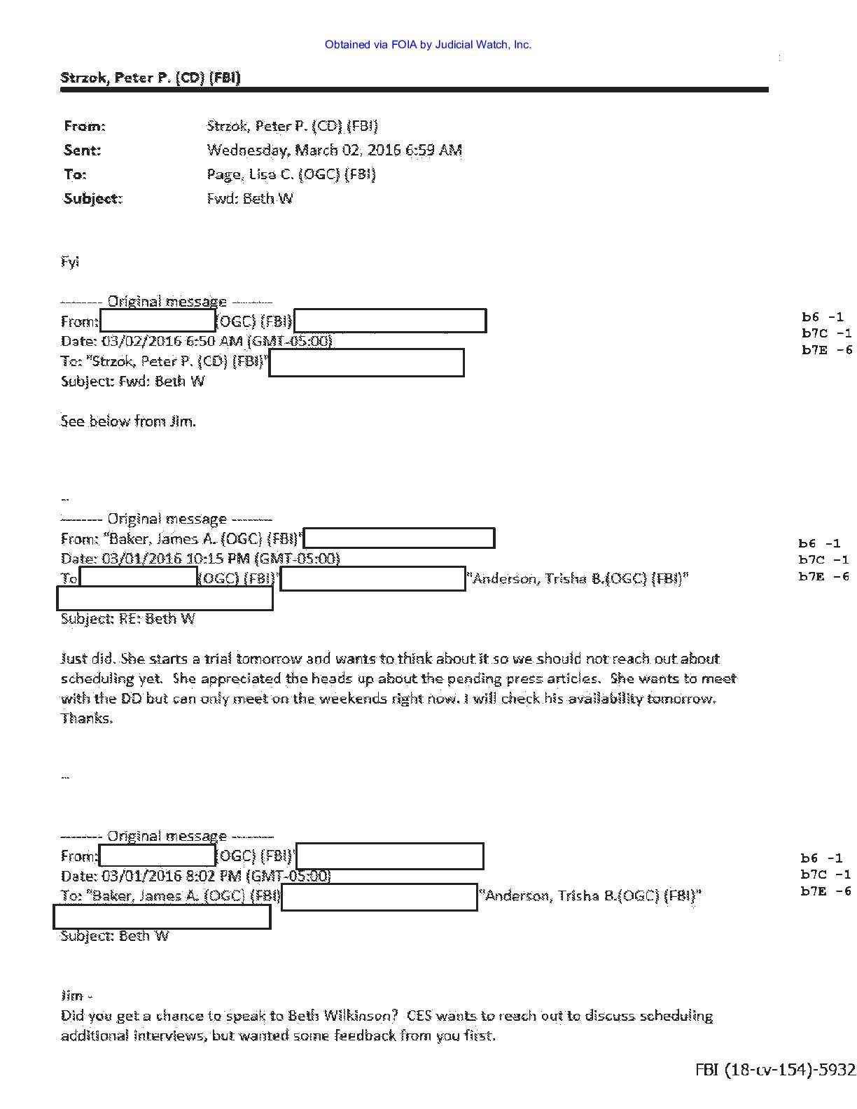 JW v DOJ Strzok Page production 13 00154 pgs 16-17