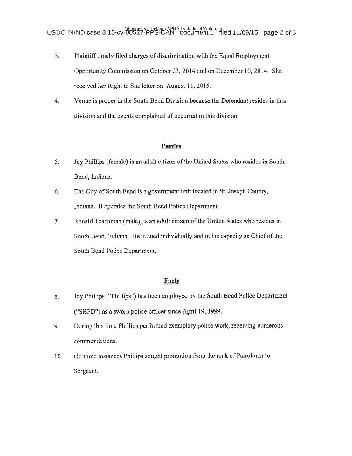 2019 South Bend Police Dept FOIA training records ...