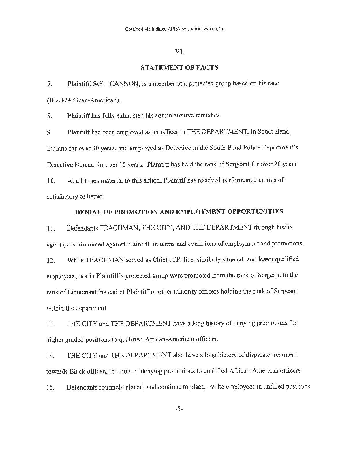 2019 South Bend Police Dept FOIA training records ...