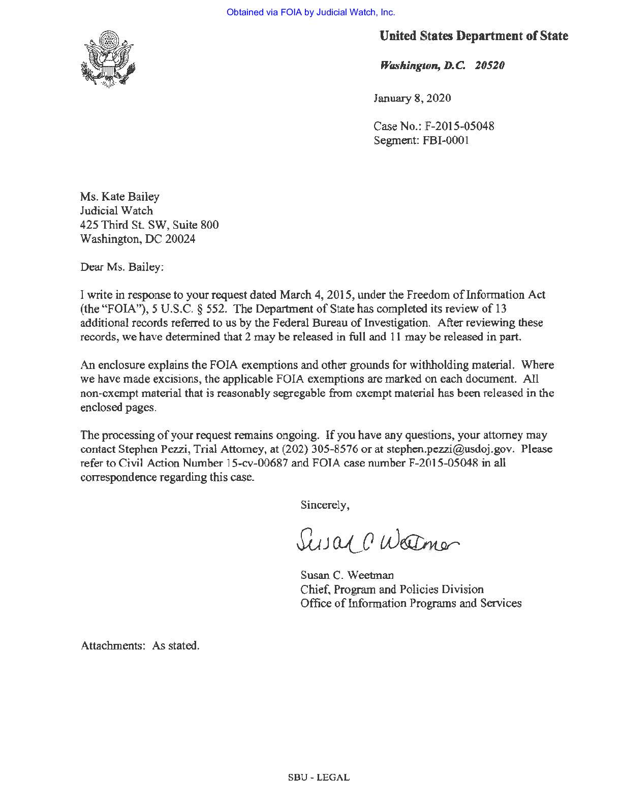 JW v. State FBI HRC emails 00687 Jan 2020