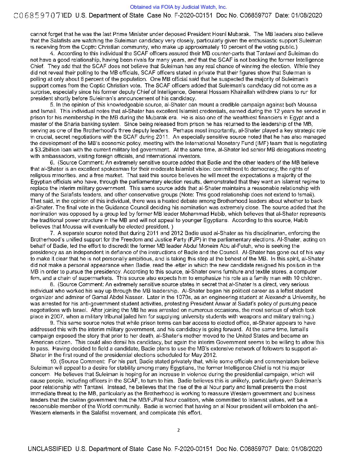 JW v. State FBI HRC emails 00687 Jan 2020 pgs 6-7