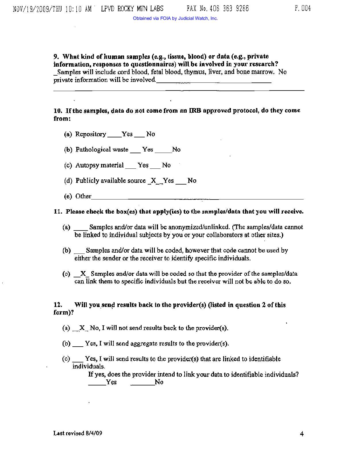 JW v HHS Humanized Mice prod 1 00876 Part 2 Pgs 22...