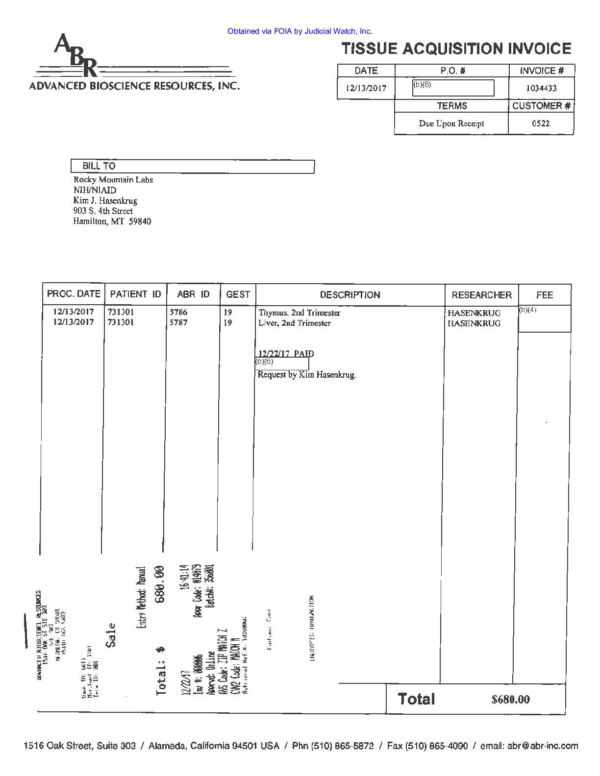 JW v HHS Humanized Mice prod 1 00876 pgs 388-391