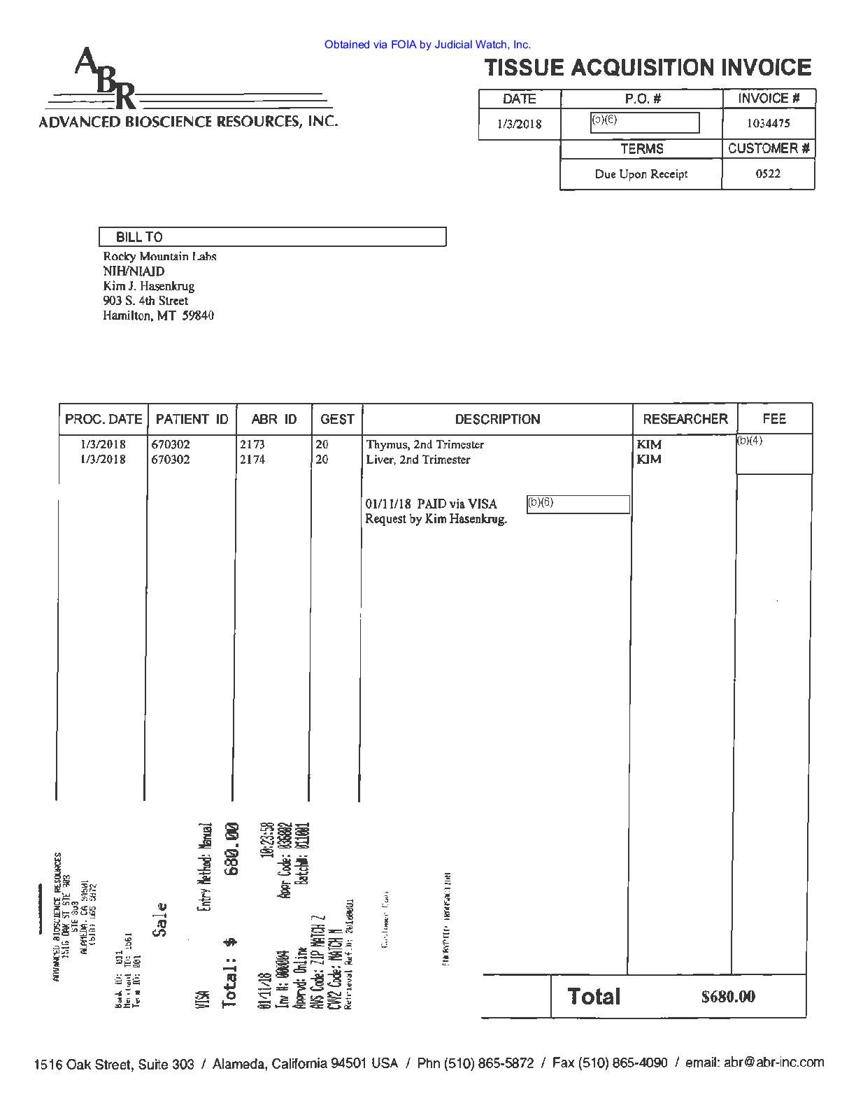 JW v HHS Humanized Mice prod 1 00876 pgs 413-418