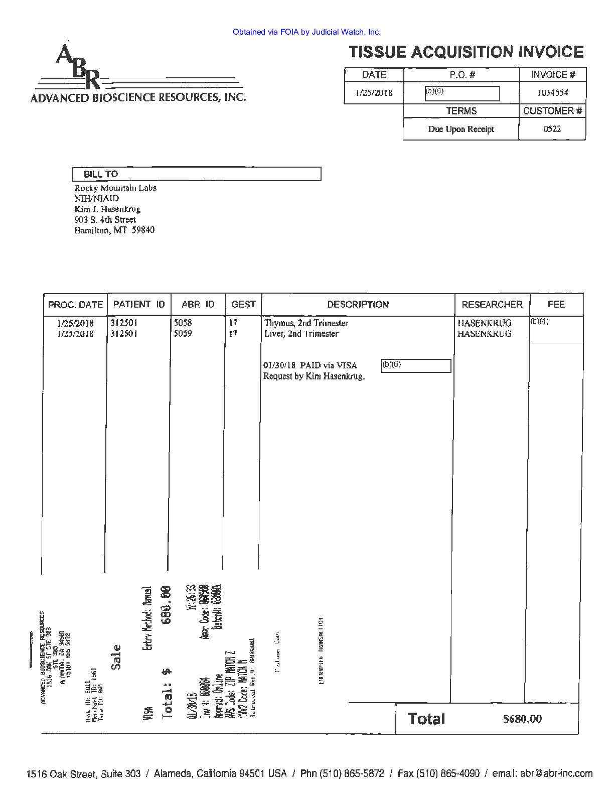 JW v HHS Humanized Mice prod 1 00876 pgs 440-442