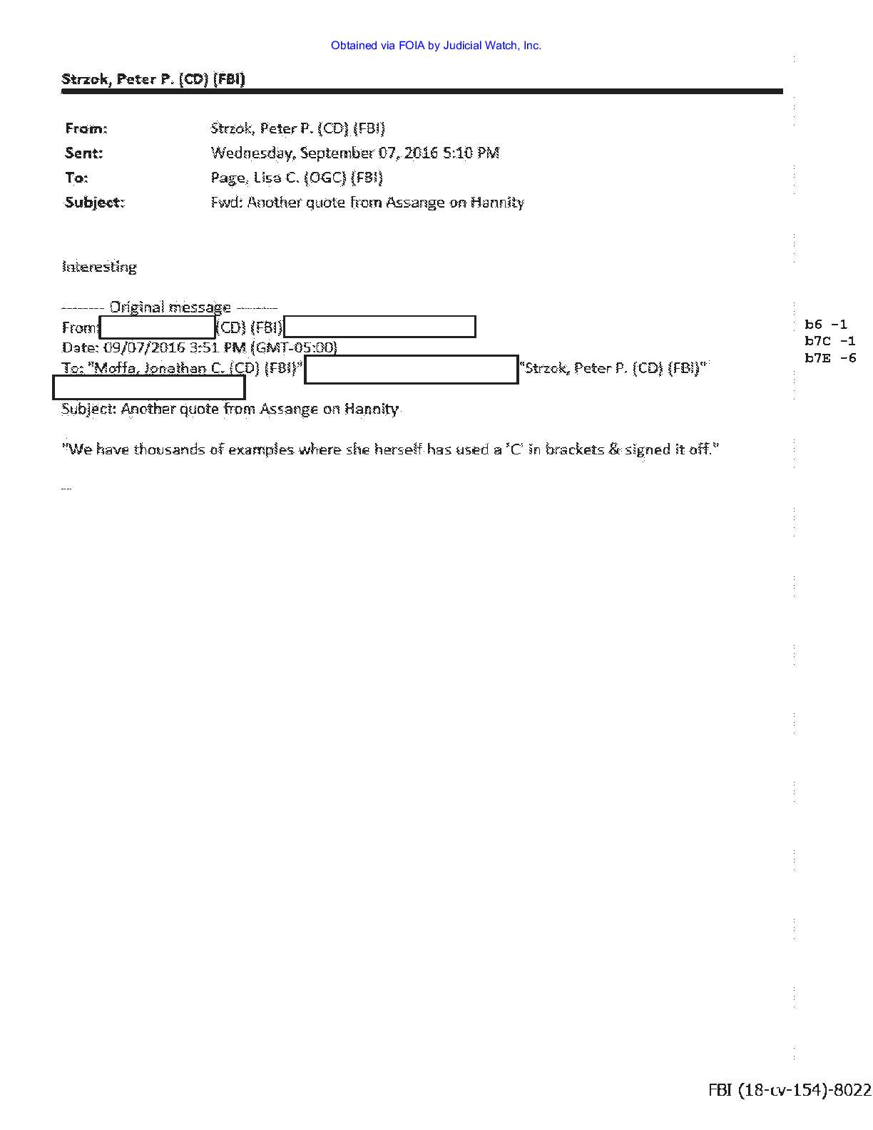 JW v DOJ Strzok Page prod 17 00154 pg 191