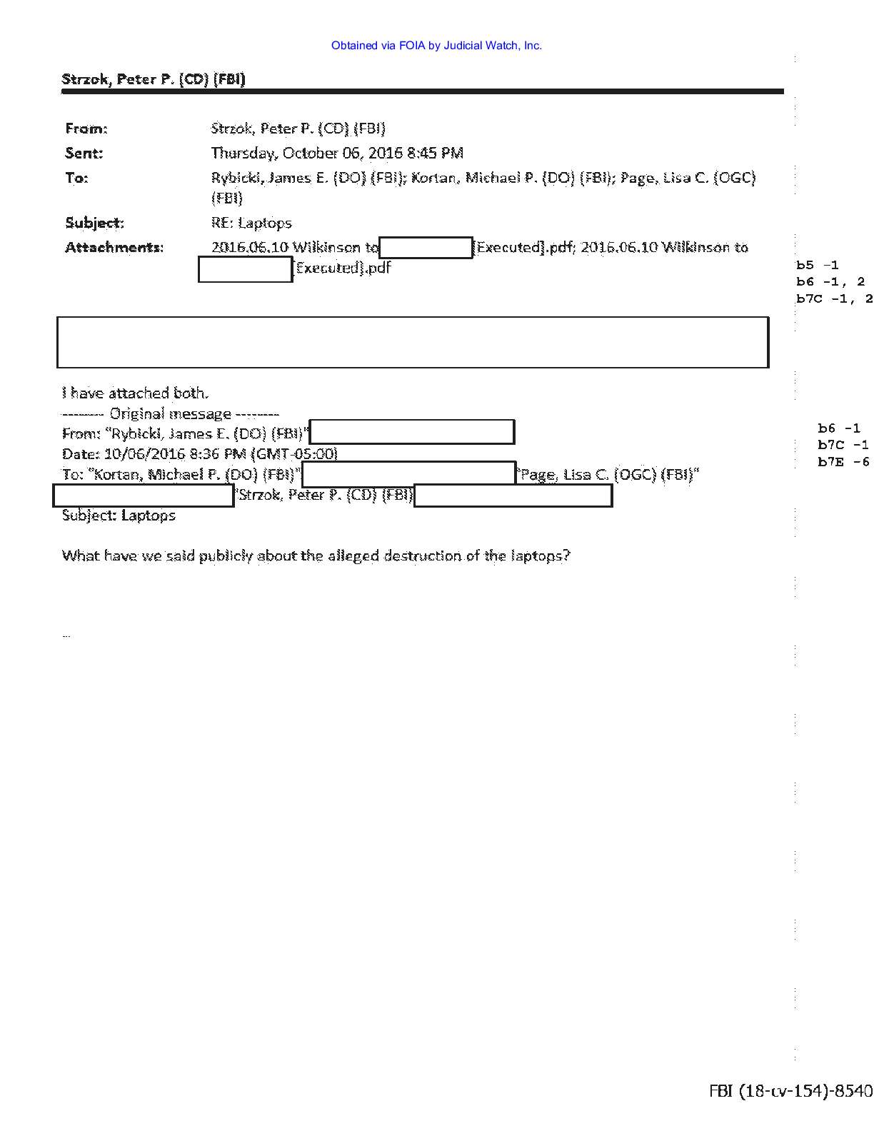 JW v DOJ Strzok Page prod 19 00154 pg 10-17