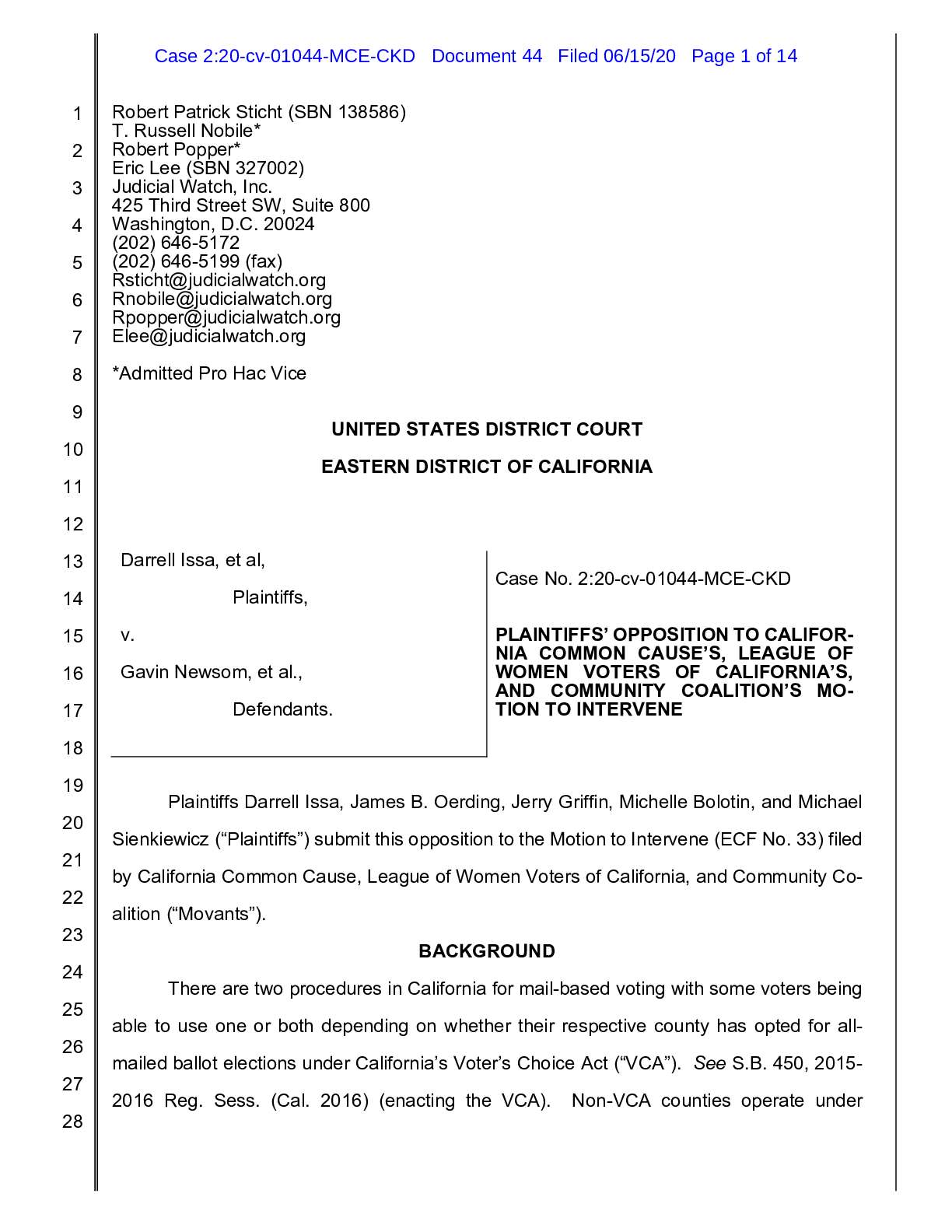 Issa v Newsom Oppo ACLU 01044