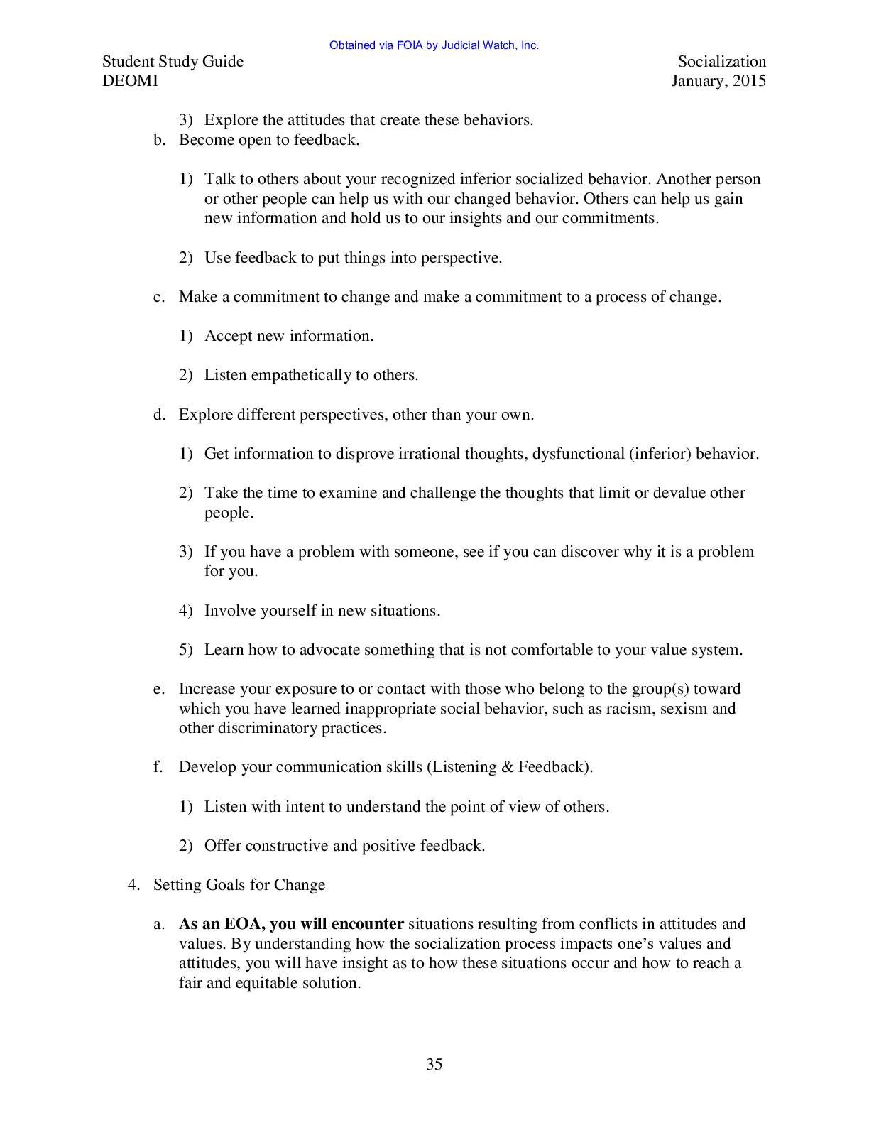 Defense, Equal Opp Mgt pg 36