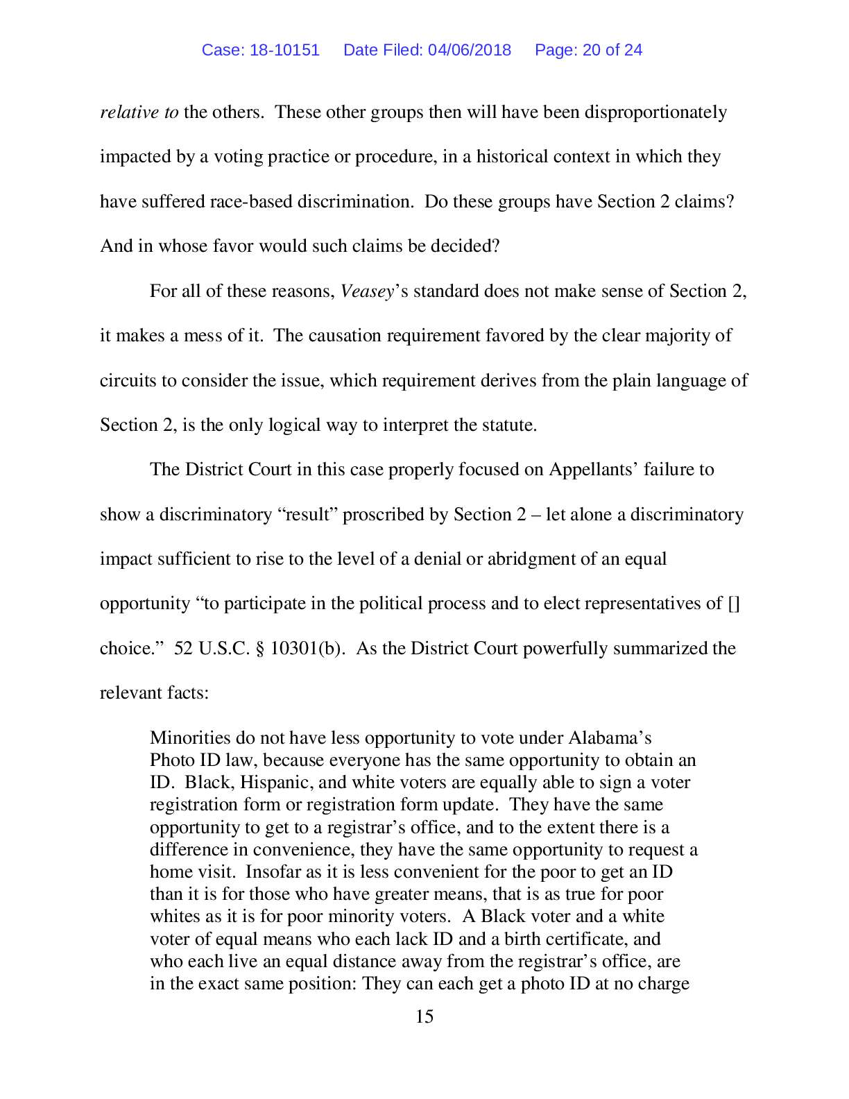 Greater Birmingham Ministries v. Alabama amici cur...