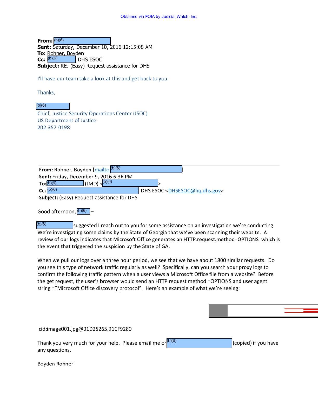 DHS Records on Georgia Election Systems 2020 FOIA ...