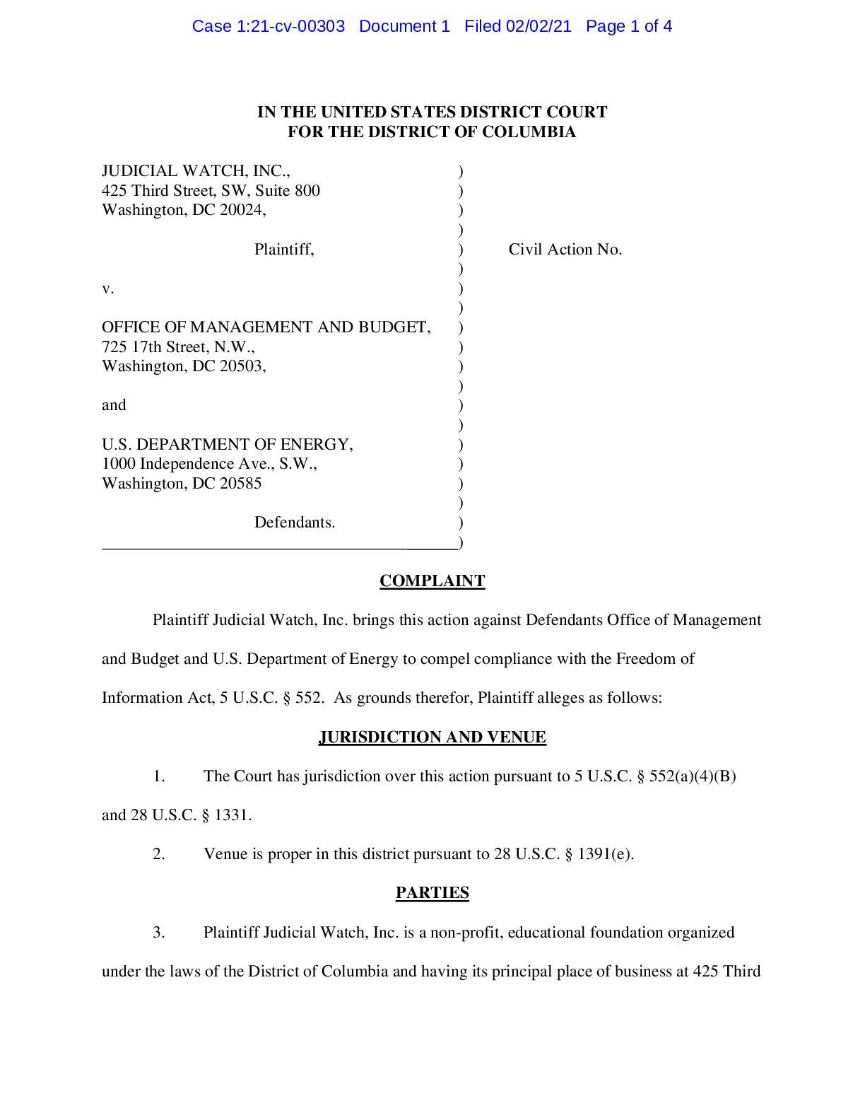 JW v OMB DOE Solyndra complaint 00303
