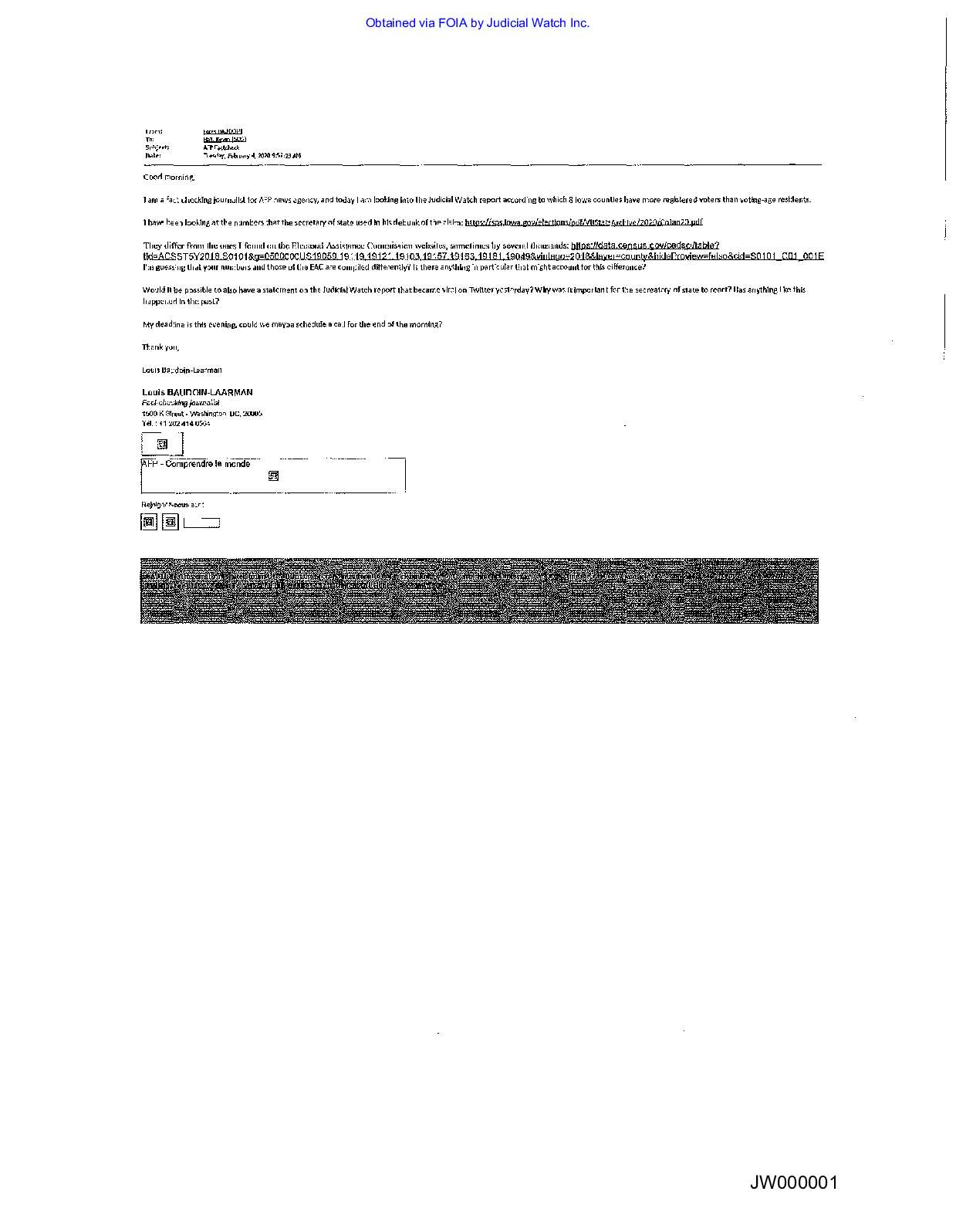 JW v Iowa Sec State June 2020  part 1 EQCE085973