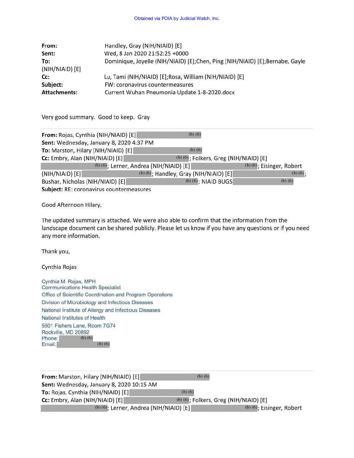 JW v HHS NIH Records on Wuhan Inst August 2021 006...