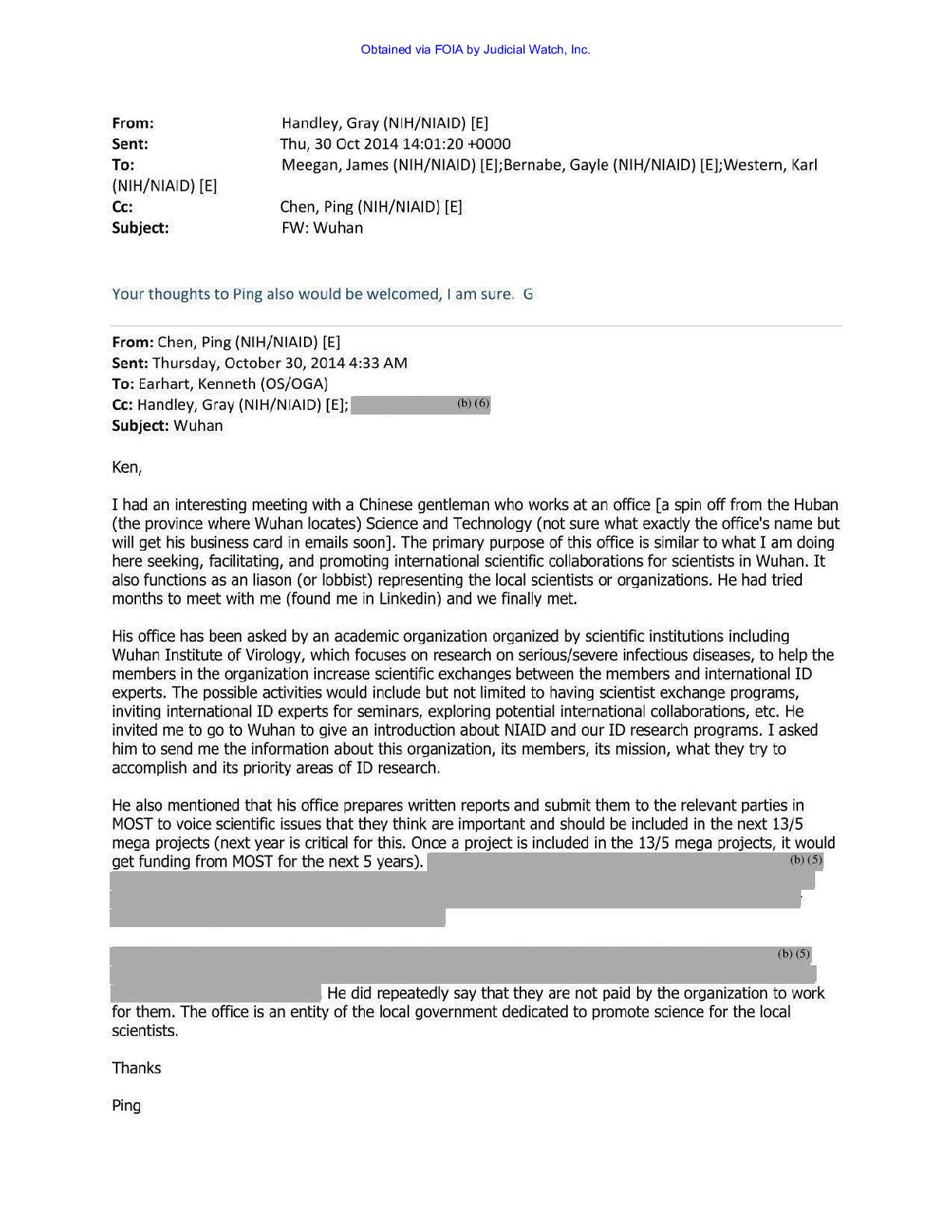 JW v HHS NIH Records on Wuhan Inst August 2021 006...
