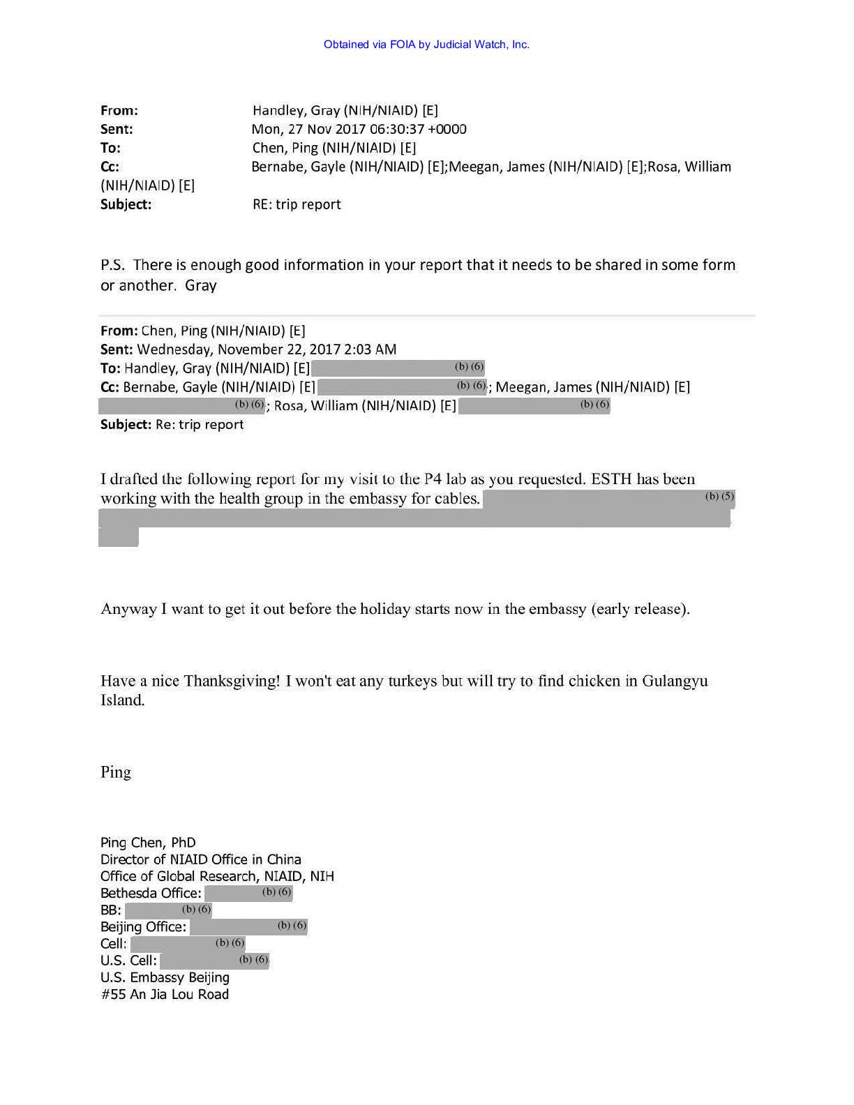 JW v HHS NIH Records on Wuhan Inst August 2021 006...