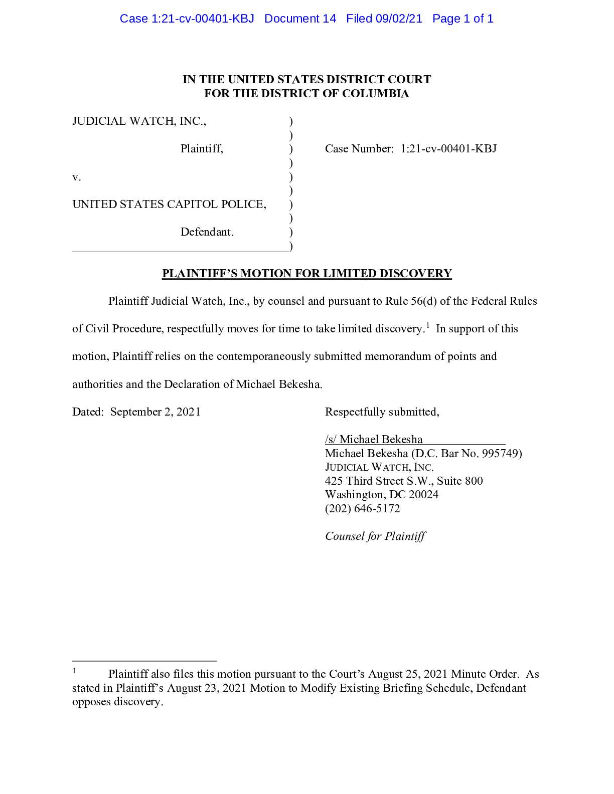 JW v US Cap Police Jan 6 discovery 00401
